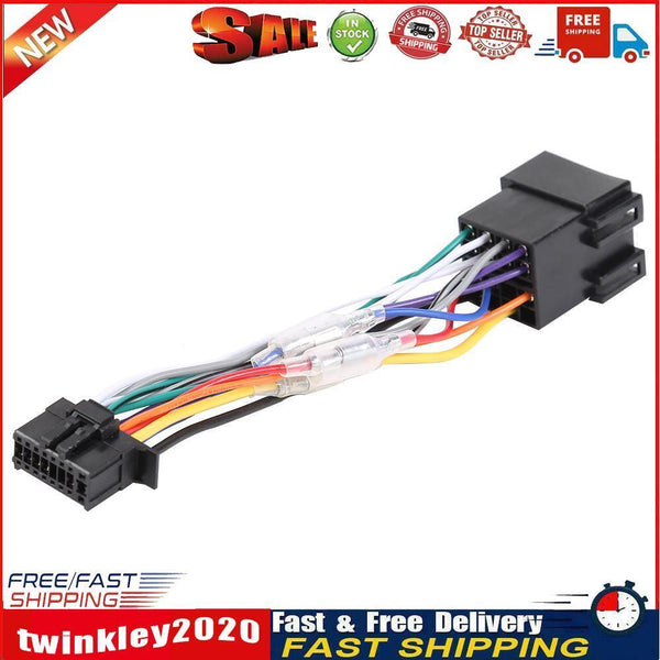 Car Stereo Radio ISO Wiring Harness Connector 16 Pin for Pioneer 2003-on Newly