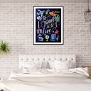 5D Diamond Painting Kit DIY Blackboard Picture Full Round Drill Mosaic Wall Arts