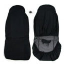 Universal Car Front Rear Seat Covers Cushion Pad for Crossovers SUV Black