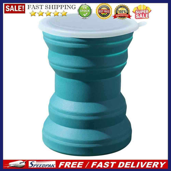 Foldable Collapsible Telescopic Silicone Water Bottle Outdoor Travel Drink Mugs