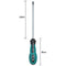 Insulated PP Handle Screwdrivers Electrician's Screw Driver (125mm/Cross) Newly