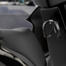 Motorcycle Luggage Helmet Hook Hanger Double Claw Bag Bottle Holder (Black)