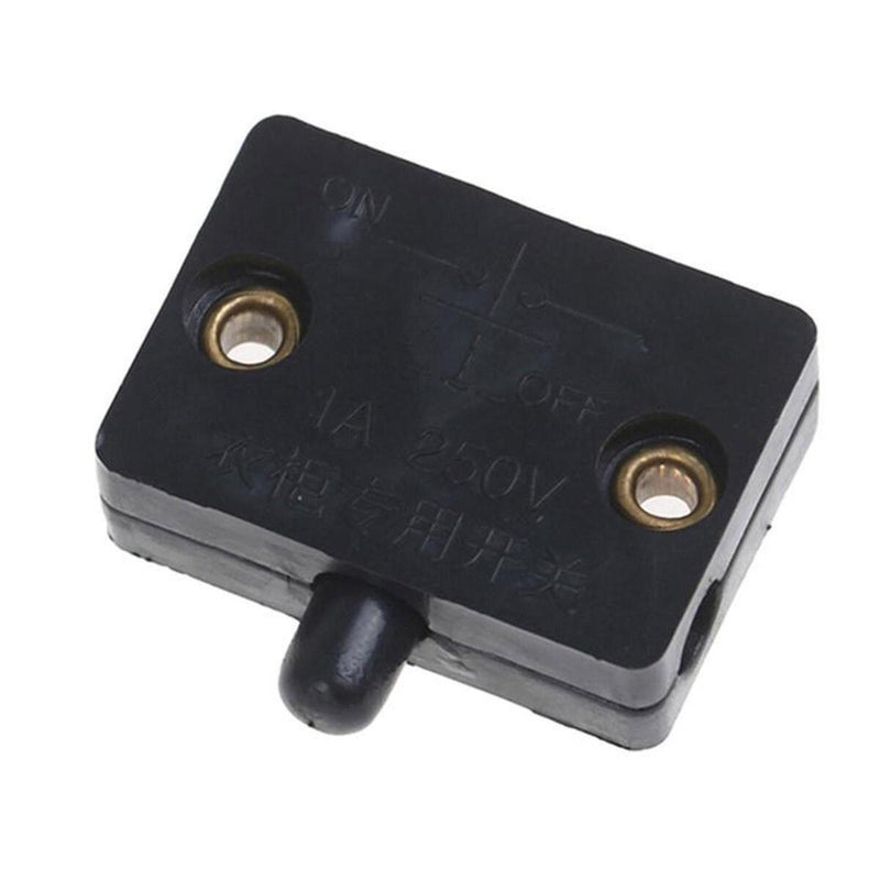 1PCS Wardrobe Door Light Switch Automatic Reset Switch Cabinet Cupboard`