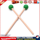 1 Pair Tongue Drum Mallet Marimba Percussion Instrument Drumstick (Green) Newly