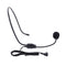 Portable Lightweight Wired 3.5mm Plug Guide Lecture Speech Headset with Mic