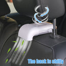 5V USB Car Seat Back Cooling Fan 3-Speed Silent Front Seat Headrest Pole Fan