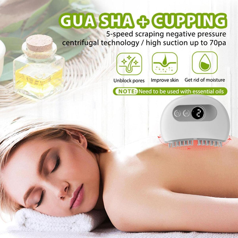 Electric Vibration Massage Brush Scalp Massage Vibrating Portable`