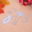 5pcs Summer Beach DIY Cutting Dies Stencils Scrapbook Embossing Album Cards-2054