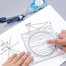 Solid Pencil with Refill Leads Sharpener Ruler Woodwork Mechanical Marker