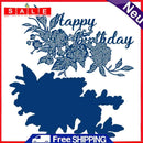 Metal Cutting Dies Stencil DIY Scrapbooking Paper Card Embossing Blessing Flower