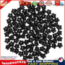 100pcs Five-Pointed Star Stamp Paint Wax Envelope Card Sealing Wax(Black) Newly