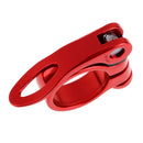 31.8mm MTB Bike Cycling Saddle Seat Post Clamp Quick Release QR Style Red Newly