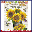 5D DIY Diamond Painting Kit Sunflower Full Round Drill Mosaic Rhinestone Pict
