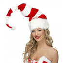 Funny Party Hats Christmas Hats Long Striped Felt Plush Hat Theme Elf W3C6