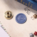 Alphabet Letters Wax Sealing Stamp Head Round Copper Stamps Craft Decor (P)