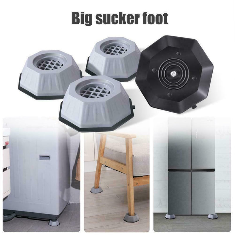 Washing Machine Support Mat Anti-Vibration Leg Stopper Pads Foot Pad Feet H9O0