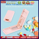 Medicine Slicer Mini Medicine Divider Organizer Useful Portable with Blade Guard