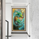 Cross Stitch Kits 11CT Stamped DIY Fish Full Embroidery Craft