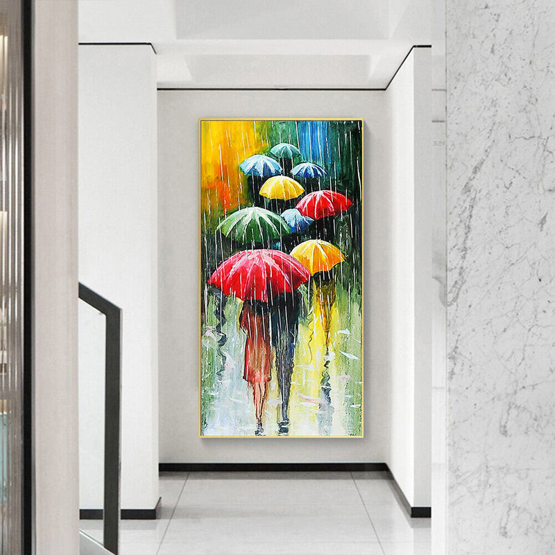 Holds Umbrella Oil Paint By Numbers Wall Art Craft Coloring Drawing for Adults