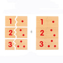 For Kids Number 1-10 Maths Material Wooden Mathematical Puzzle Early Learning