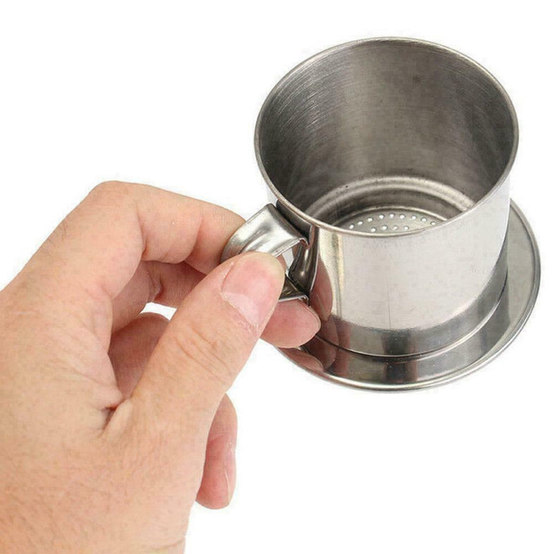 Steel Vietnamese Coffee Drip Press Single For Office Maker _HOT Z9C8
