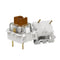 50pcs 3 Pin Silent RGB LED Tactile Switch for Mechanical Keyboard (Coffee)
