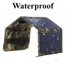 Waterproof 20W 5V Foldable USB Solar Panel Charger for Hiking (Camouflage) Newly