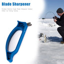 Portable Plastic Diamond Auger Blade Sharpener Winter Ice Fishing Accessories