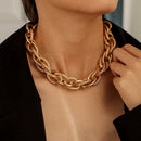 Street Hip Hop Necklace Punk Big Thick Chain Lady Scrub Necklace Choker Nightclub