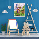 Lawn Bike Oil Paint By Numbers Kits DIY Handpainted on Canvas Wall Art Gift