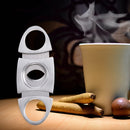 Double Blades Metal Cigar Scissors Sharp Guillotine Stainless Steel Cigar Cutter