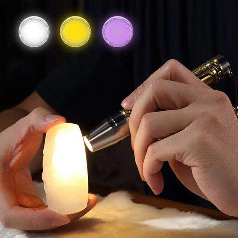 Identification Jade Flashlight 365nm Dedicated UV Flashlight for Emerald Jewelry