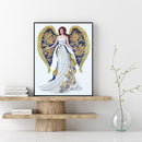 5D Girl Dream Diamond Painting Luminous Special Shape Partial Drill V048 Newly
