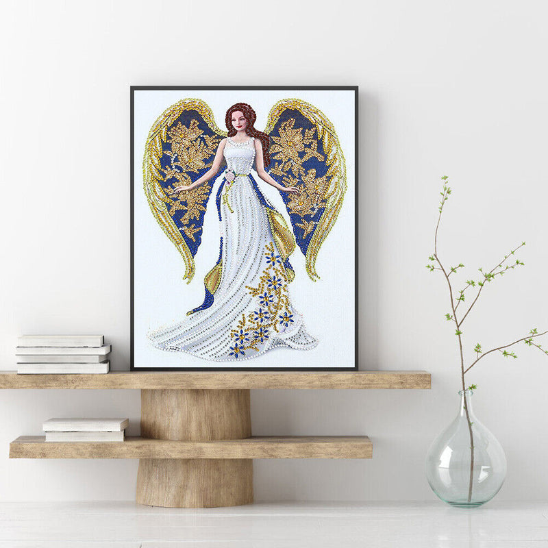 5D Girl Dream Diamond Painting Luminous Special Shape Partial Drill V048 Newly