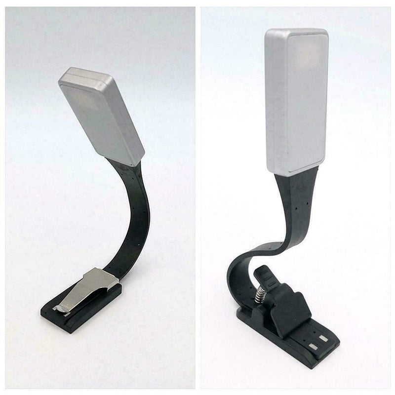 USB Rechargeable LED Book Light Flexible Clip On Book Light Lamp Night 1 Z4D0