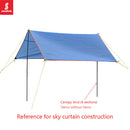 2m/6.6ft Tent Awning Pole Folding Canopy Rod Outdoor Camping Accessories? Newly
