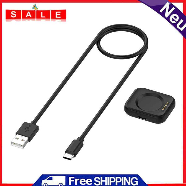USB Wireless Charging Dock with Cable Power Adapter for OPPO Watch 2 42mm/46mm