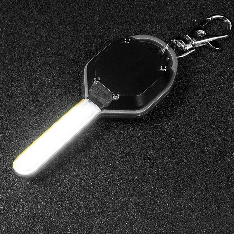 Mini LED Flashlight Portable Key Shaped Emergency Camping Hiking Keychain Tor