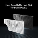 Base Baffle Heat Sink for Switch OLED Game Console Replacement Housing Shell