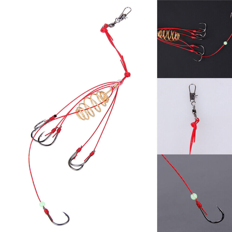 4pcs 6/8/10/12 Explosion Fishook Fishing Hook Pack Fishing Equipment Fish Hook