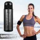 780ml Water Bottle for Drinking Portable Sport Cup Kitchen Tools (Black) Newly
