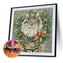 Diamond Painting 5D Full Round Drill Mosaic DIY Wreath Cat Wall Decorations Kit