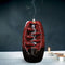 Incense Holder Ceramic Backflow Waterfall Incense Burner with 50 Cones (B) Newly