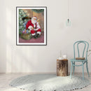5D DIY Diamond Painting Santa Full Round Drill Mosaic Christmas Picture Kit