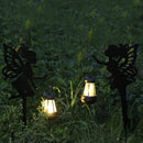 2pcs LED Solar Flower Fairy Lantern Light Waterproof Yard Art Garden Decor Newly
