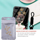 10pcs Glitter Metal Rhinestone Nail Art Charm DIY Manicure Decor (Star)