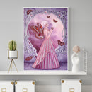 Diamond Embroidery Drawing Angel Woman Part Diamond Painting Kit for Wall Gif