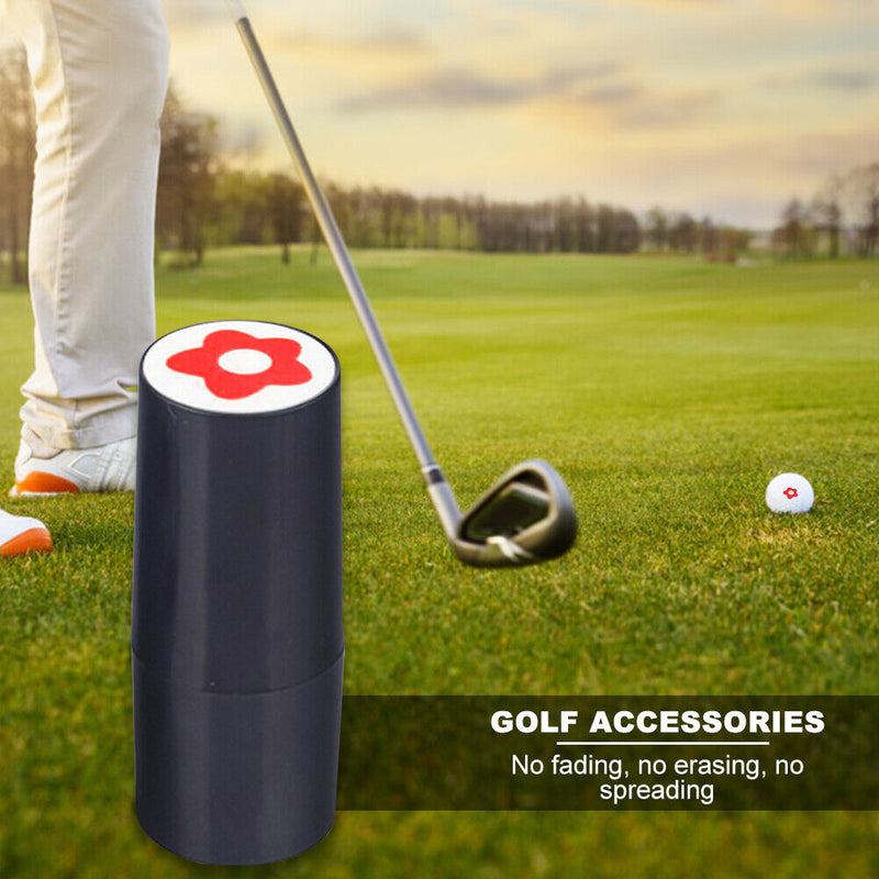 Golf Ball Stamp Quick Drying Ball Stamper Marker Golf Accessories Random Pa