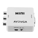 Hillrong Mini HD AV2VGA Video Converter Box AV RCA From CVBS to VGA Video HDTV Ada