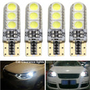 COB Light Bulbs 12V Car LED Reading Bulbs License Plate Light T10 W5W Dome Map